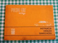 Instrukcja obsługi Fiat 125p + schematy aneks MR 78