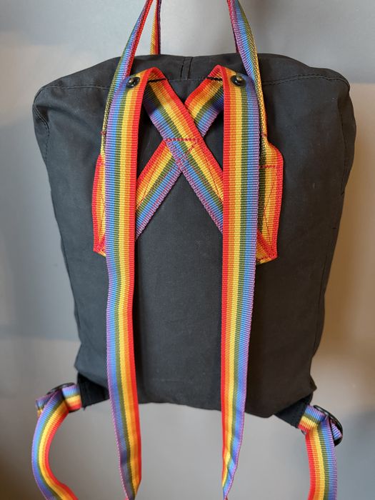 Plecak Kanken Rainbow - 550-907 Black- Rainbow Pattern