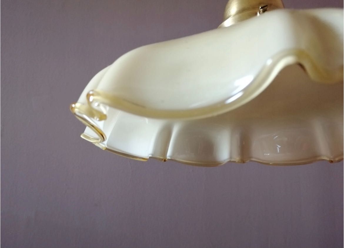 Lampa przedwojenna klosz art deco