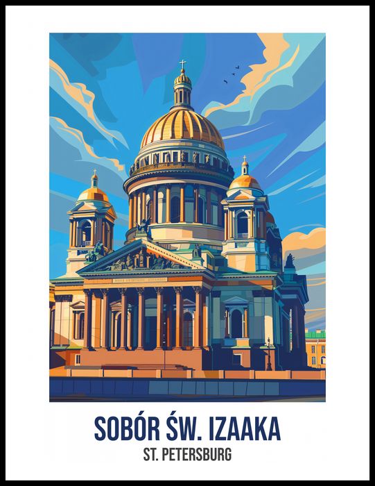 Plakat 60x80cm Sobór św. Izaaka