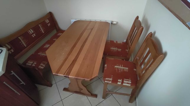 Zestaw do kuchni ławka krzesła stół ława meble kuchenne