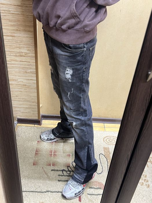 custom flared jeans | gallery dept