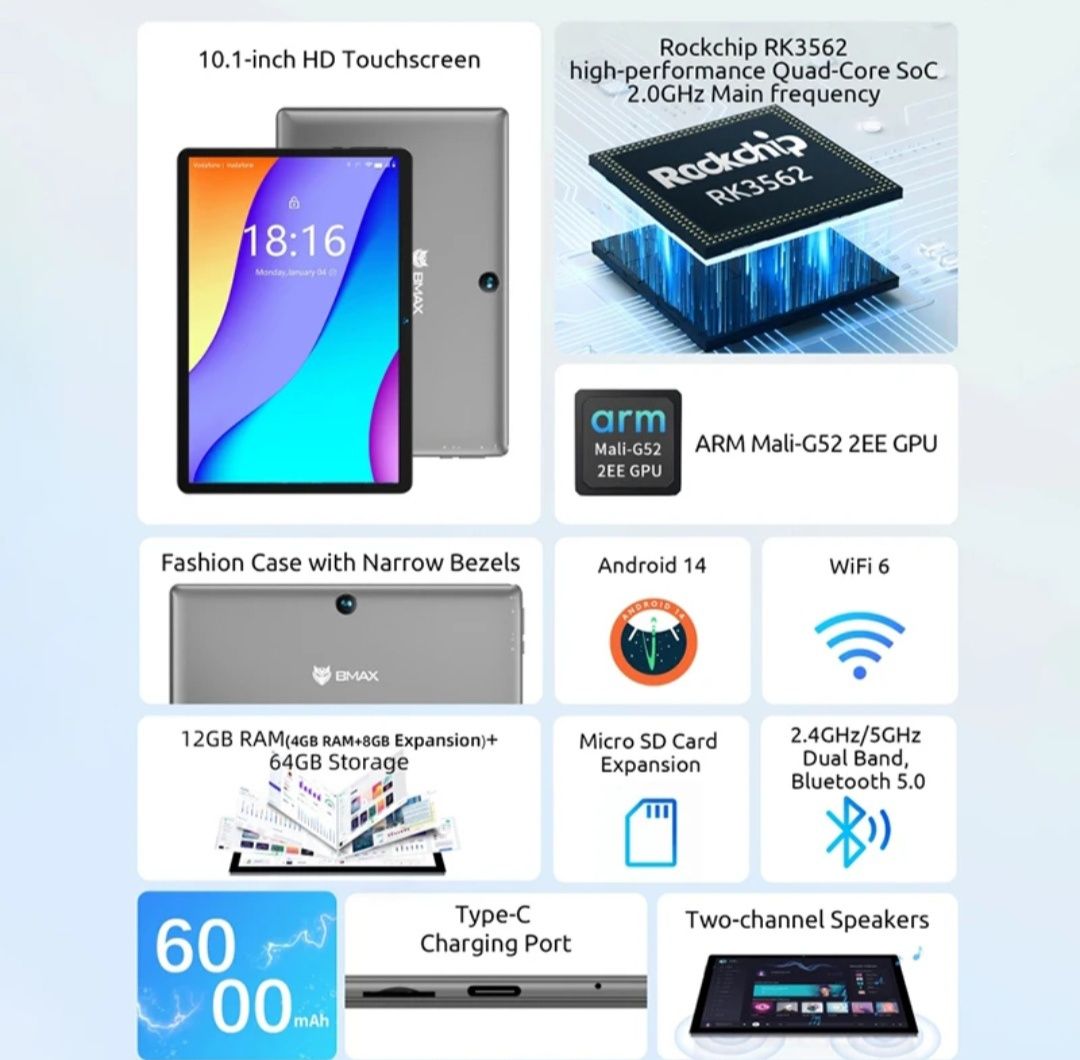 BMAX Kids Tablet I9 Plus _4/64 GB