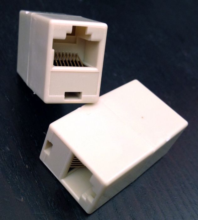 ZŁĄCZKA KOSTKA POŁĄCZENIOWA RJ45 ethernet przedłużacz internet NOWA