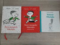 Zestaw książek o przygodach Mikołajka