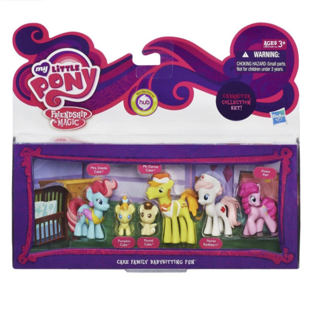 Kompletny zestaw My Little Pony Rodzina Cake Hasbro