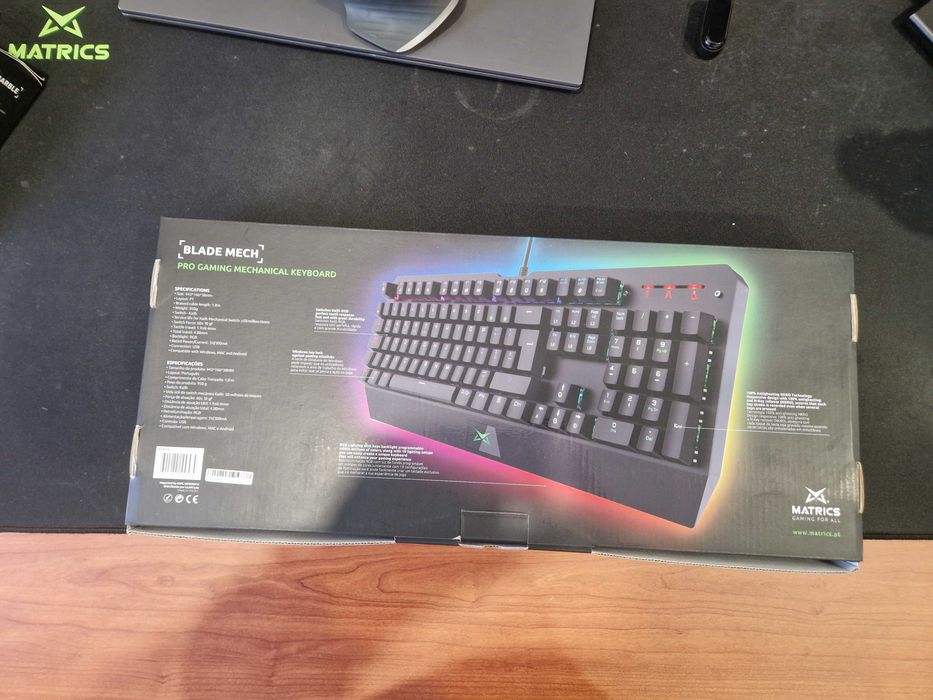 Rato Matrics Marble e Teclado Matrics Blade Mech