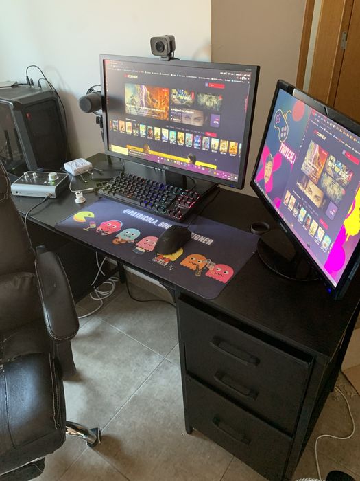 Kit Home Office - Mesa, Cadeira e Monitor