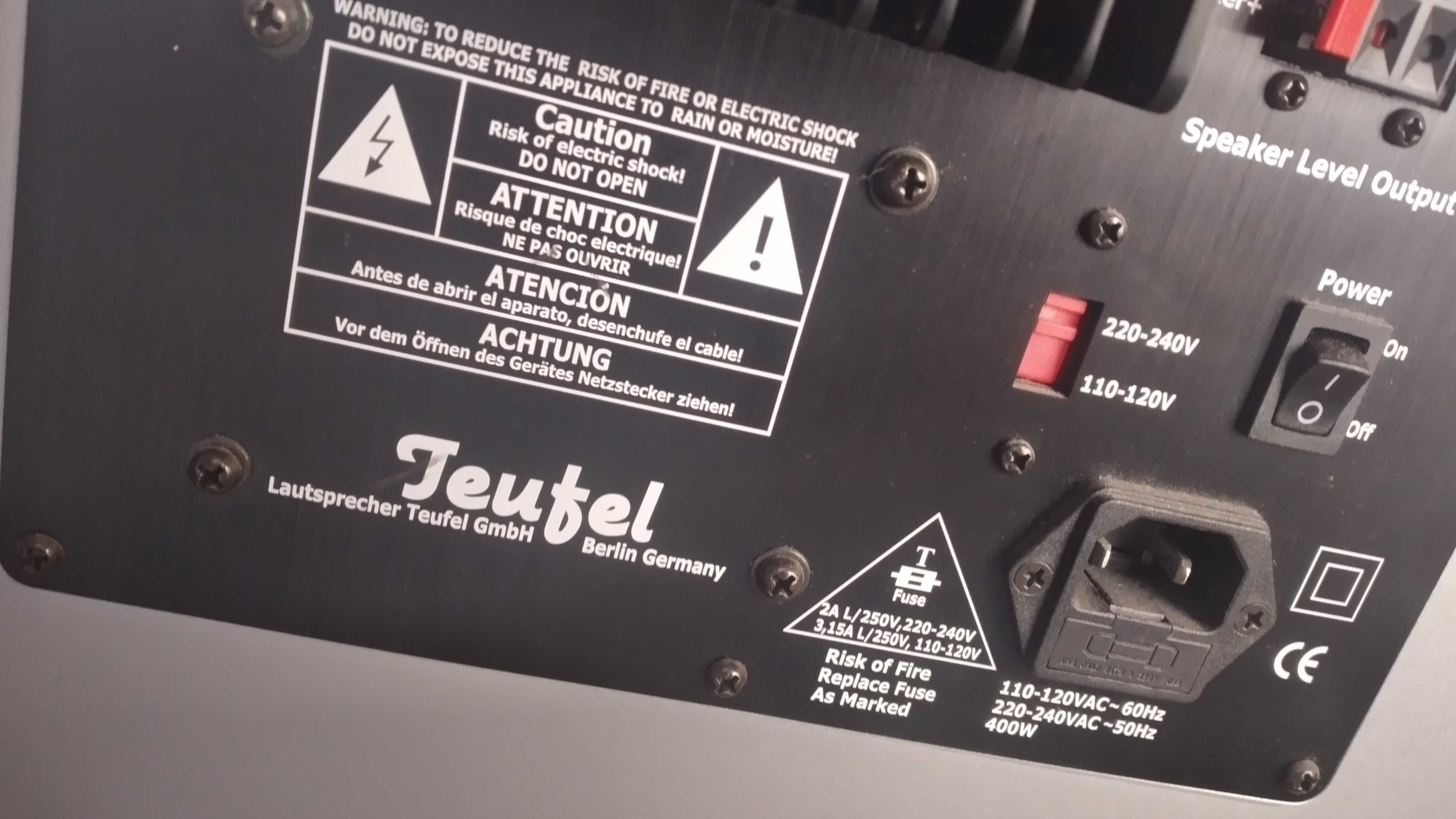 Subwoofer Teufel E Magnum 400 wat z pilotem !