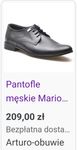 Pantofle męskie nowe