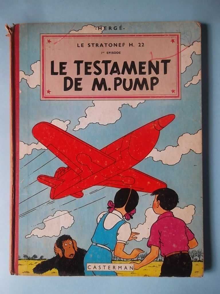HERGÉ - Le Stratonef H22 - Partes 1 e 2 - Ed. Casterman 1958/59