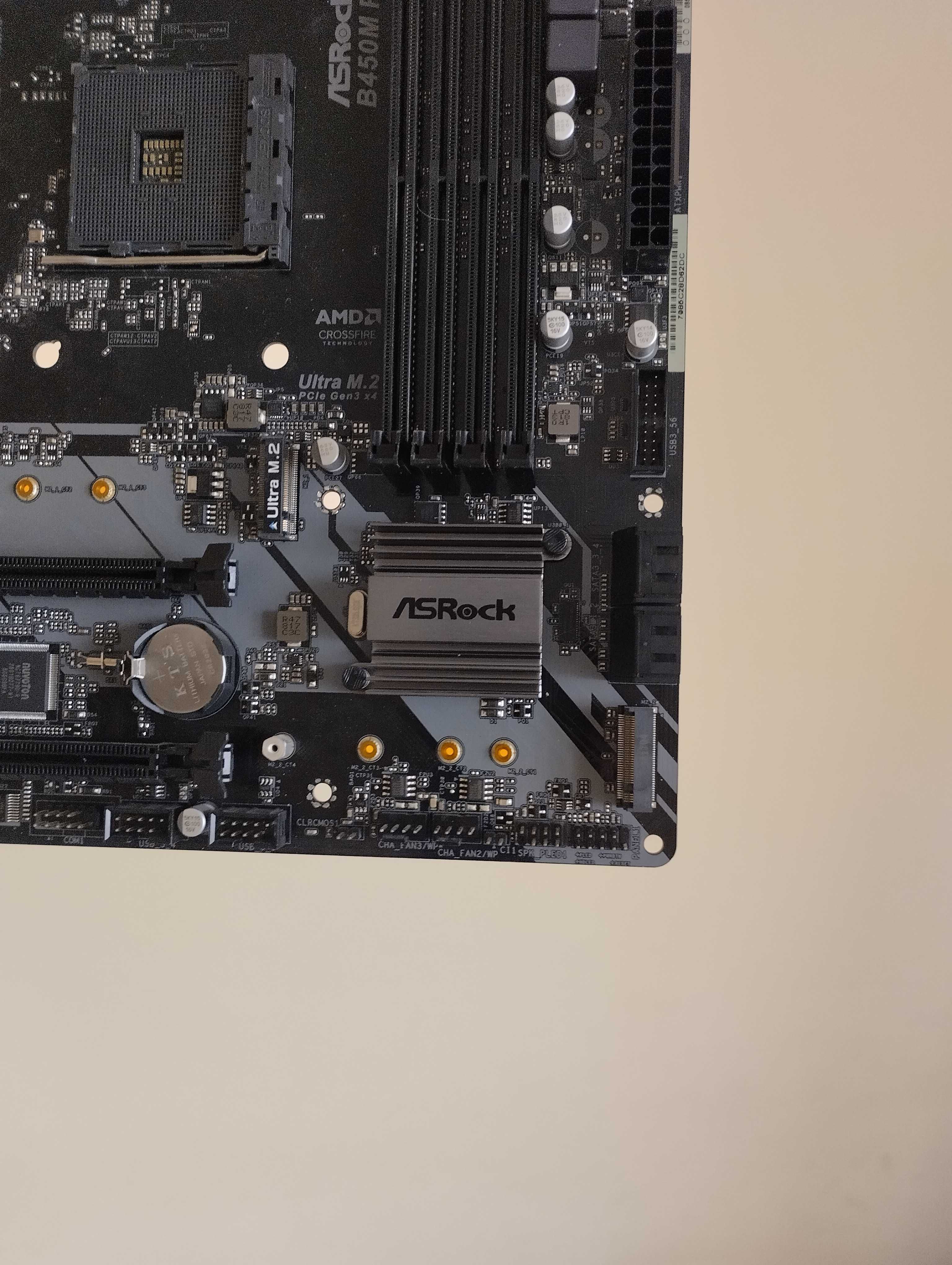 Asrock B450M Pro4 Am4 Материнська плата