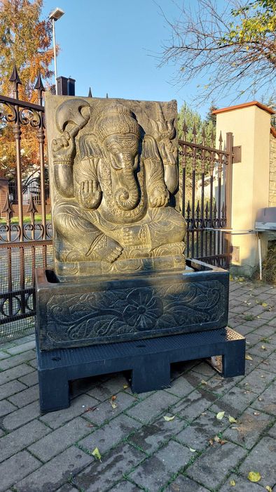 Płaskorzeźba do ogrodu Budda 120cm Ogrody w stylu orientalnym
