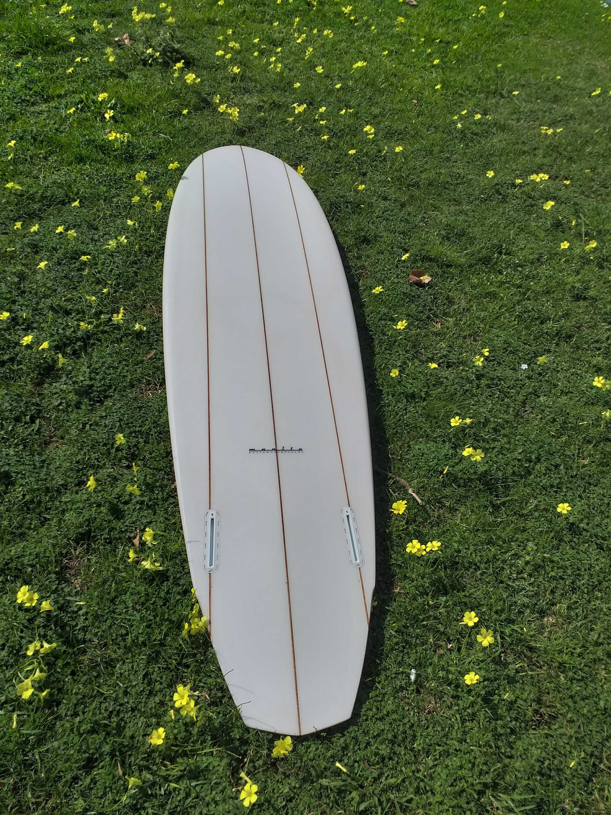 Prancha Surf Manila Twin Fin 7'8''  Longboard Malibu Mid Length