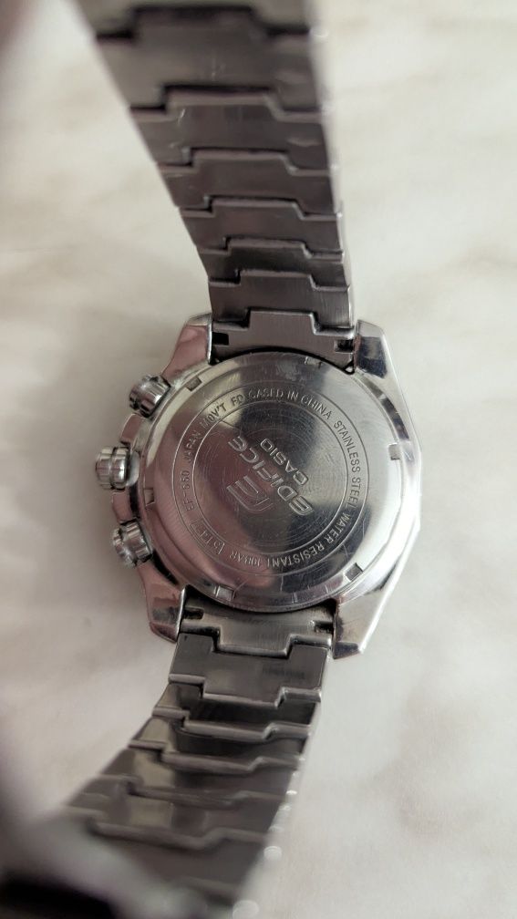 Часы Casio edifice EF 550 chronograph, годинник касіо