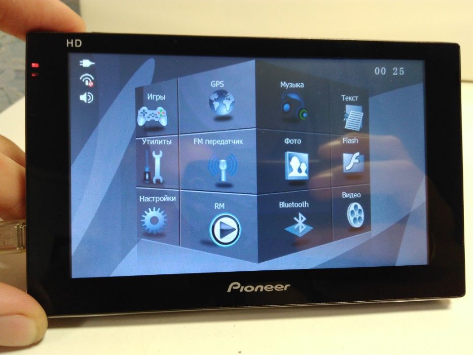 Pioneer 5” GPS навигатор со свежими картами Украины и Европы!