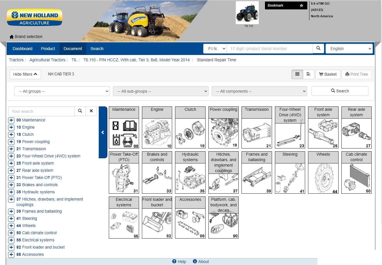 PLKatalog części Schematy 2023 CNH CASE NEW HOLLAND