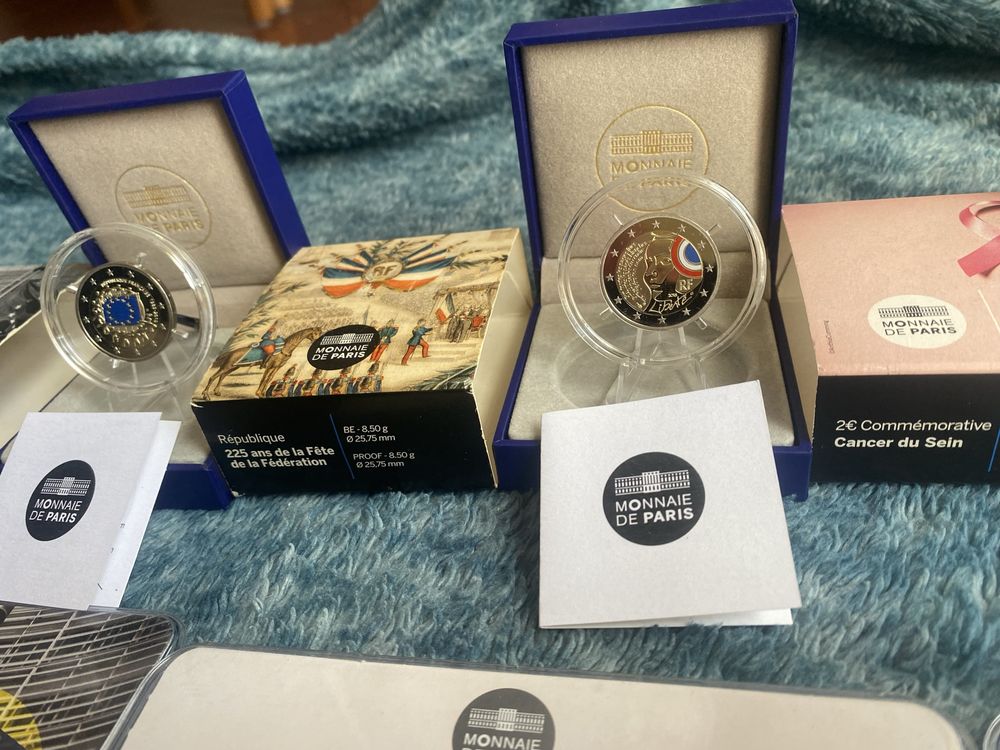 Moedas proof coloridas!!!