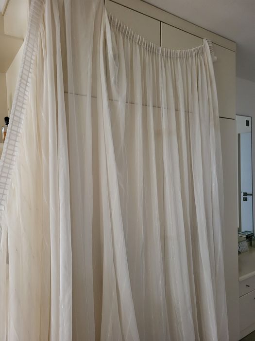 Firana gotowa. Na taśmie