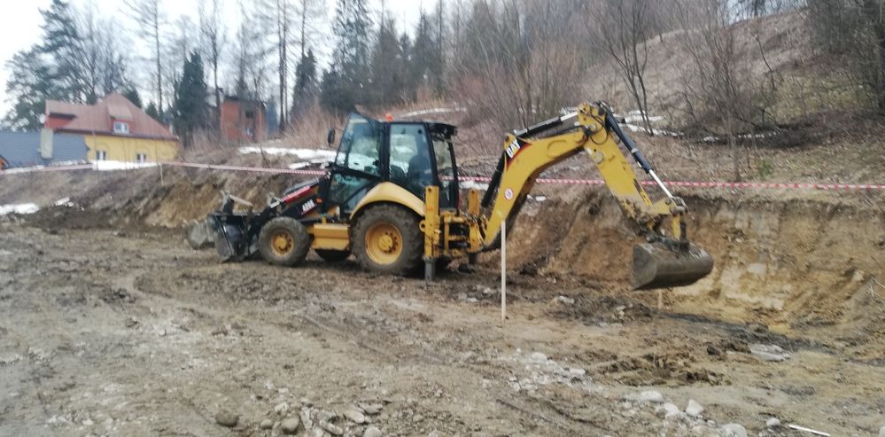 Usługi koparka i koparko ładowarka, minikoparka, wyburzanie budynków