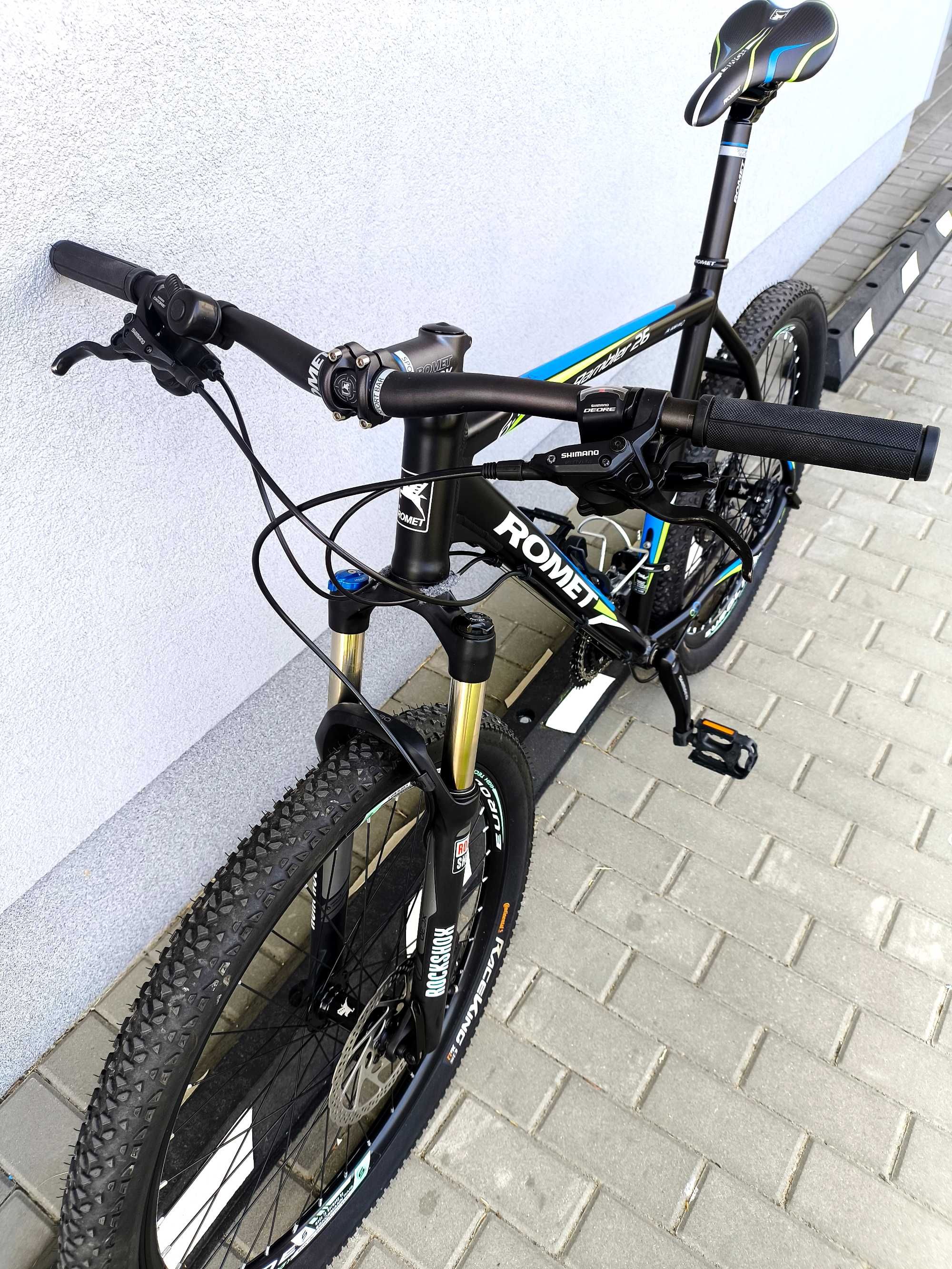 Romet Rambler 6.0 Rock Shox XC Shimano DEORE Hydraulika + Dokumenty