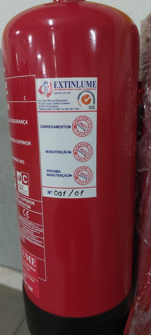 Extintor de 6kg ABC