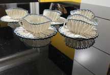 5 Bases em crochet para copos