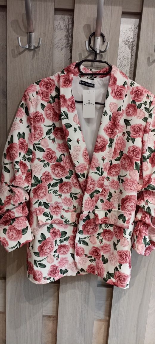 Marynarka w kwiaty New Collection L/Xl