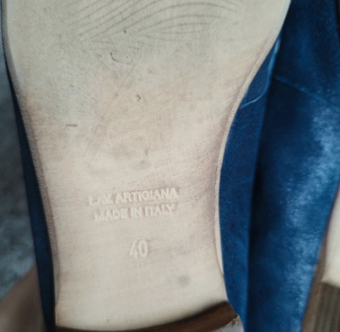 Buty damskie mokasyny lordsy baleriny skóra naturalna 40