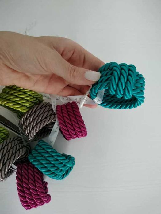 Conjunto de 8 argolas para guardanapos Zara Home (novo, com etiqueta)