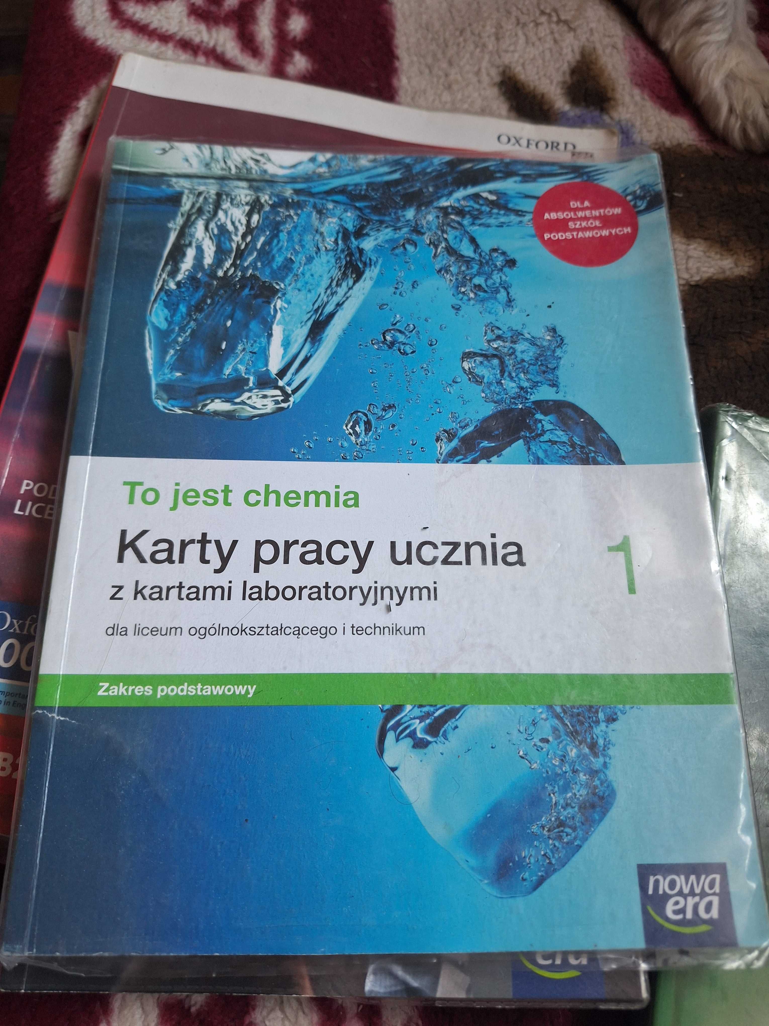 Karty pracy nieużywane (To jest chemia)klasa 1