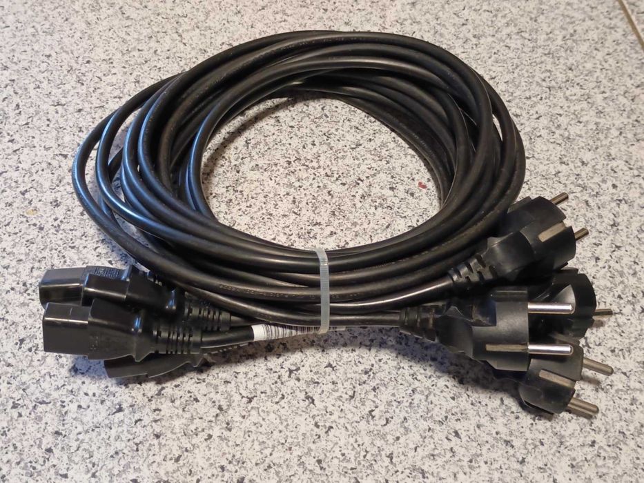 Cabo de Informática - energia alimentação - Lote de 5 Unidades