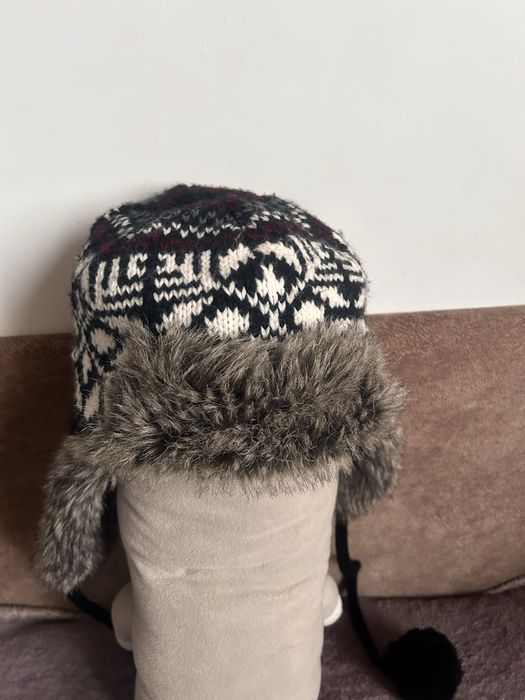 Шапка ушанка на флісі
