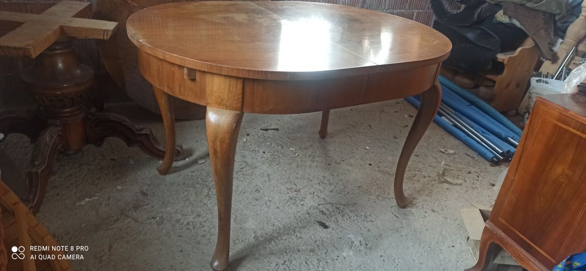 Stół antyczny drewniany