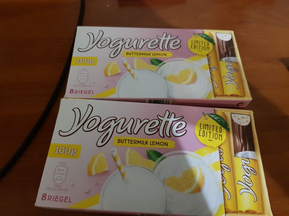 Batoniki yogurette cytrynowe