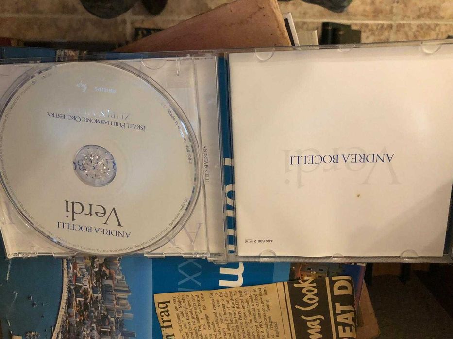 CD Andrea Bocelli - Verdi, como novo, portes grátis