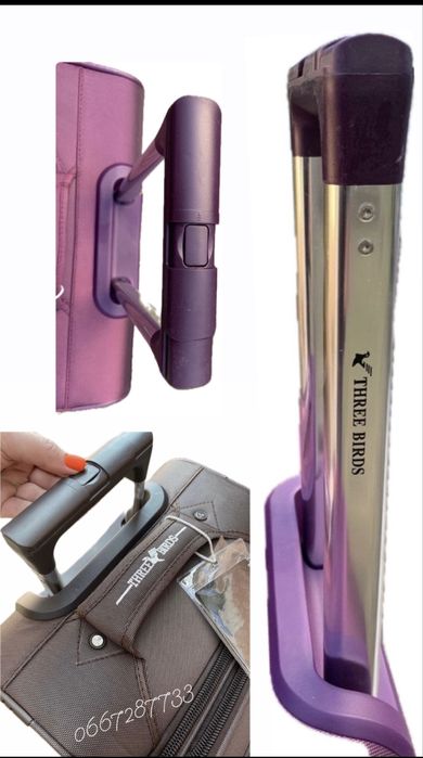 Чемодан .Валіза  Three Birds. В наявності всі розміри і кольори