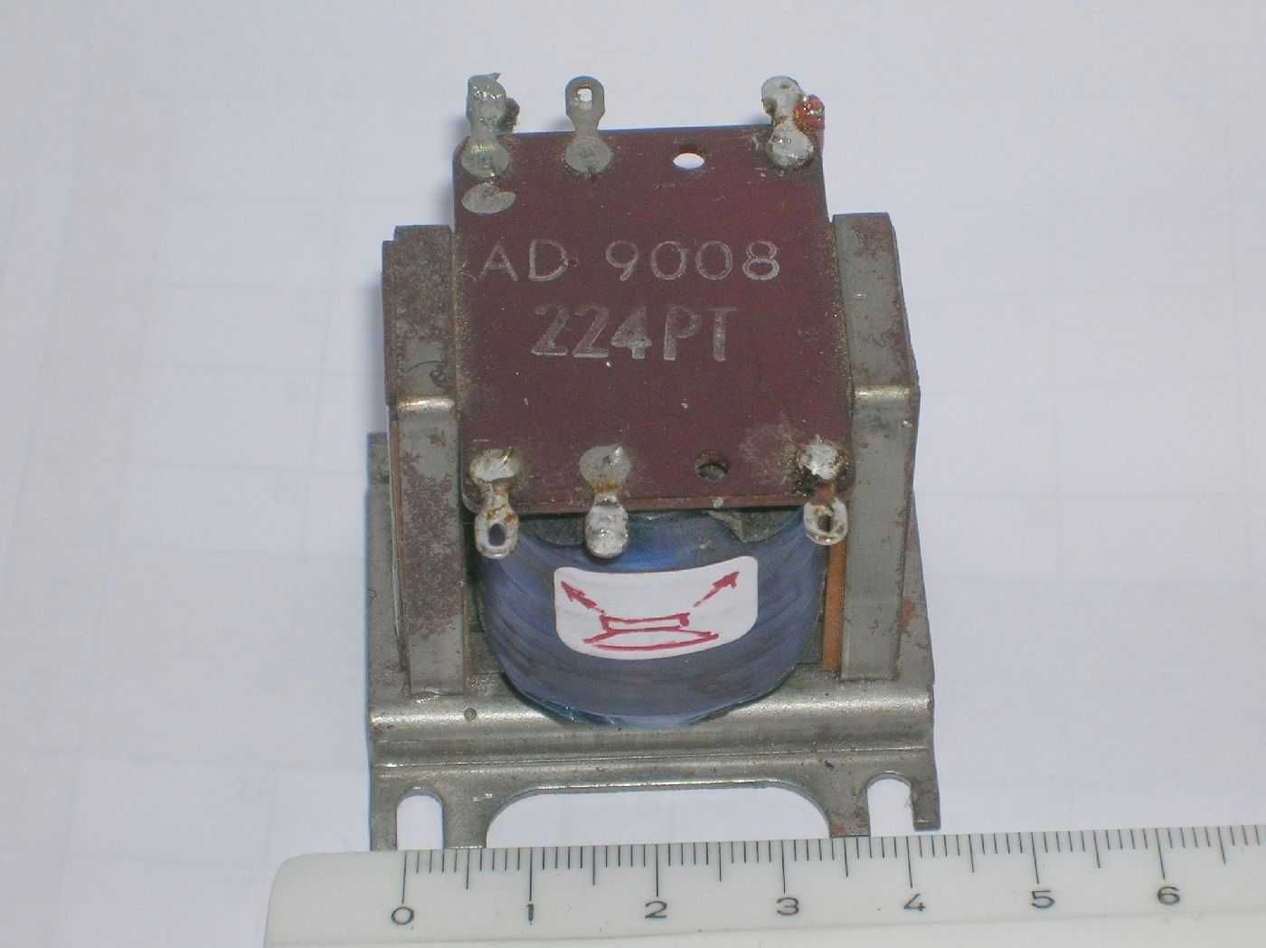Transformador de saida de audio para válvula EL95