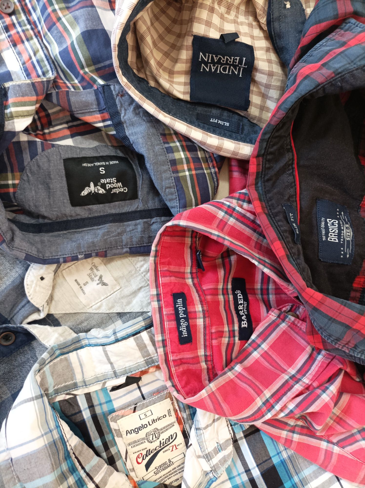 Lote de 6 Camisas para Rapaz/Homem - Slim Fit (Tam. S)