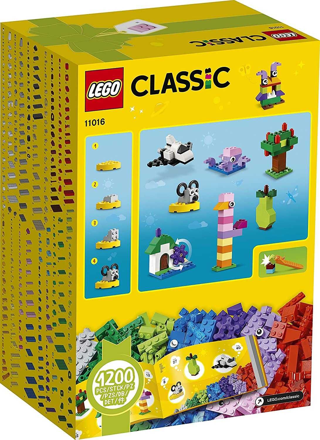 ЛЕГО LEGO Classic конструктор Кубики для творчества 1200 дет. - 11016