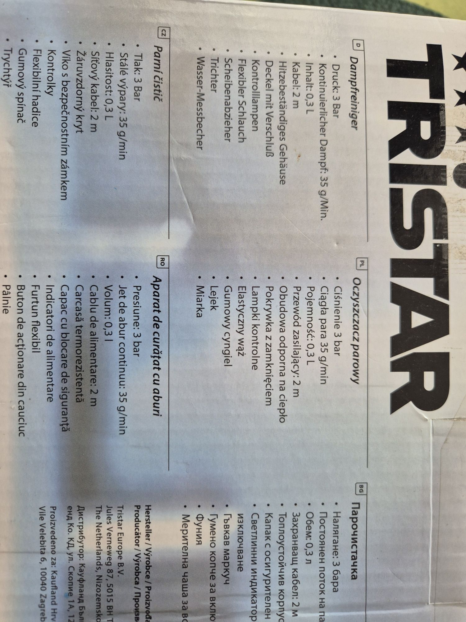 Myjka cisnieniowa Tristar