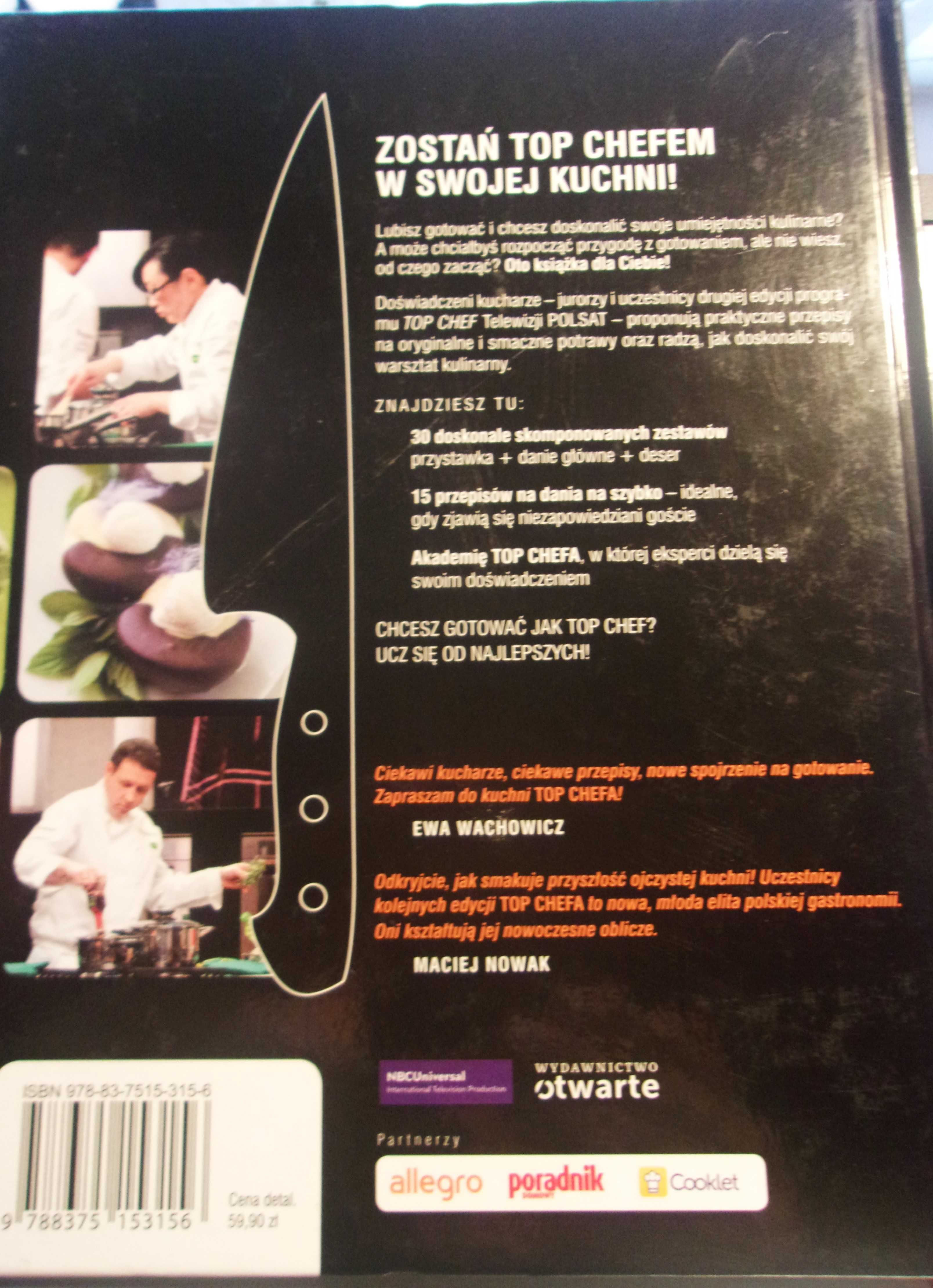 Gotuj jak TOP CHEF  - opis z tyłu książki