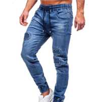 spodnie jeansowe joggery męskie rozm od S do XL