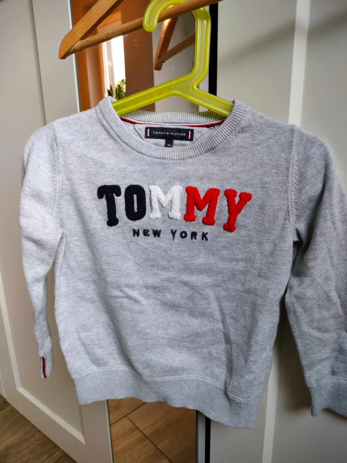 Tommy Hilfiger 98 sweter szary dla chłopca