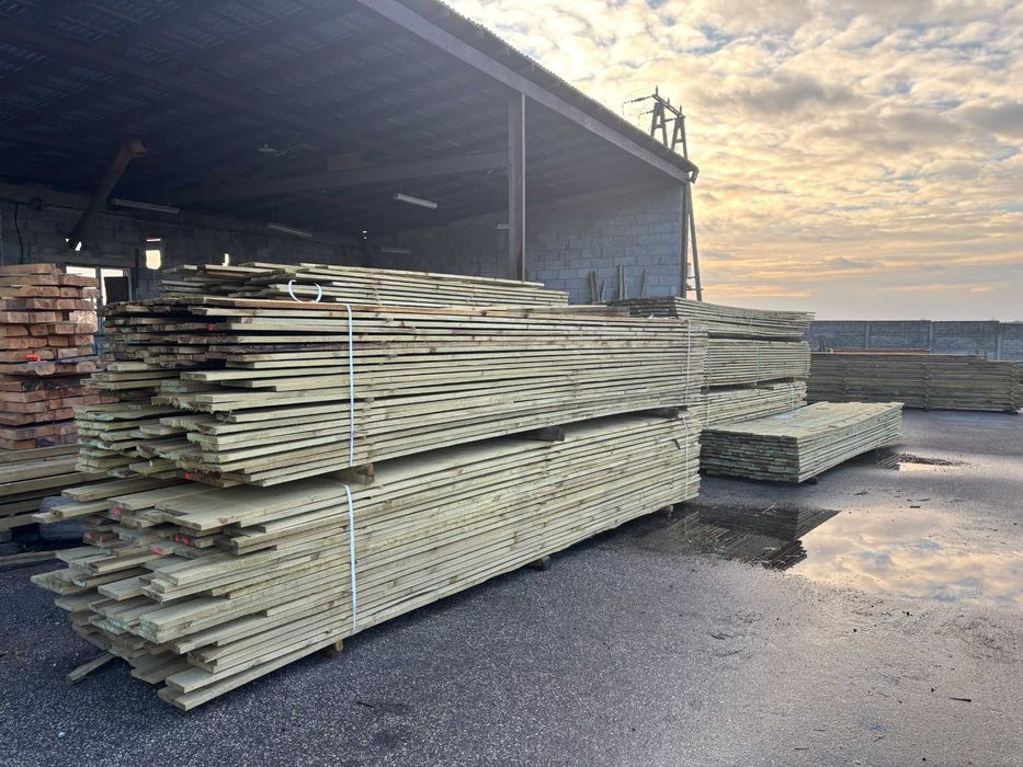 Więźba Dachowa Deska Calowa Krokwie Łaty Kantówki Impregnowane