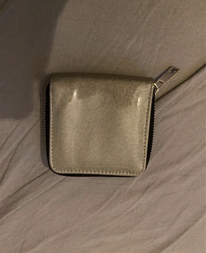 Mini srebrny portfel