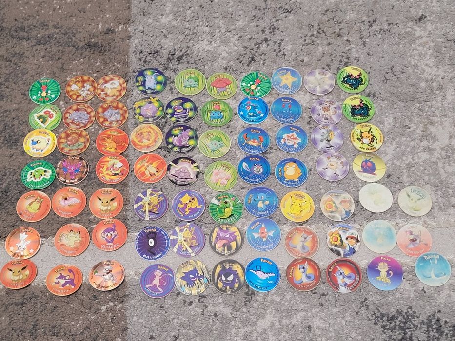 Wielki Zestaw pokemon Tazo - unikaty