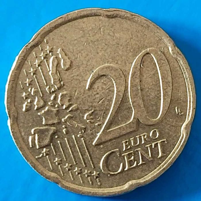 20 Cêntimos de 2004 dos Países Baixos, Beatrix