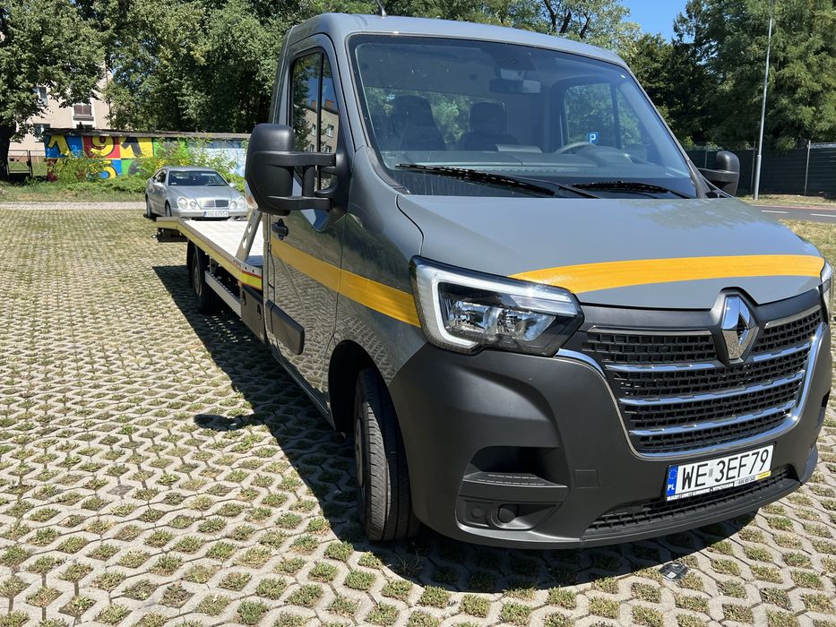 Autolaweta ładowność 1950 kg PPP  wynajem kat. B laweta wypożyczalnia