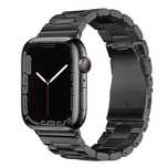Czarny Stalowy Pasek/Bransoleta Apple Watch 3/4/5/6/7/8/9/SE